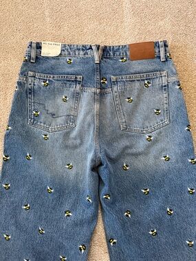 We The Free Deep Trance Embroidered Dropped Boyfriend Jeans